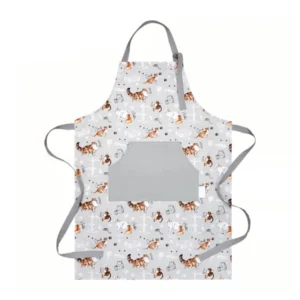 Cats Grey Chef Apron For Men & Women BBQ Baking Kitchen Apron