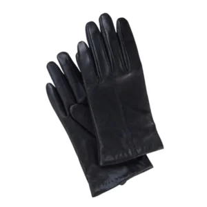 Premium Black Genuine Leather Gloves Ladies Winter Driving Formal Gloves