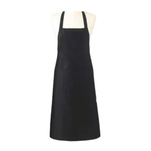 Black Unisex Chef Apron Cotton BBQ Cooking Baking Kitchen Wear
